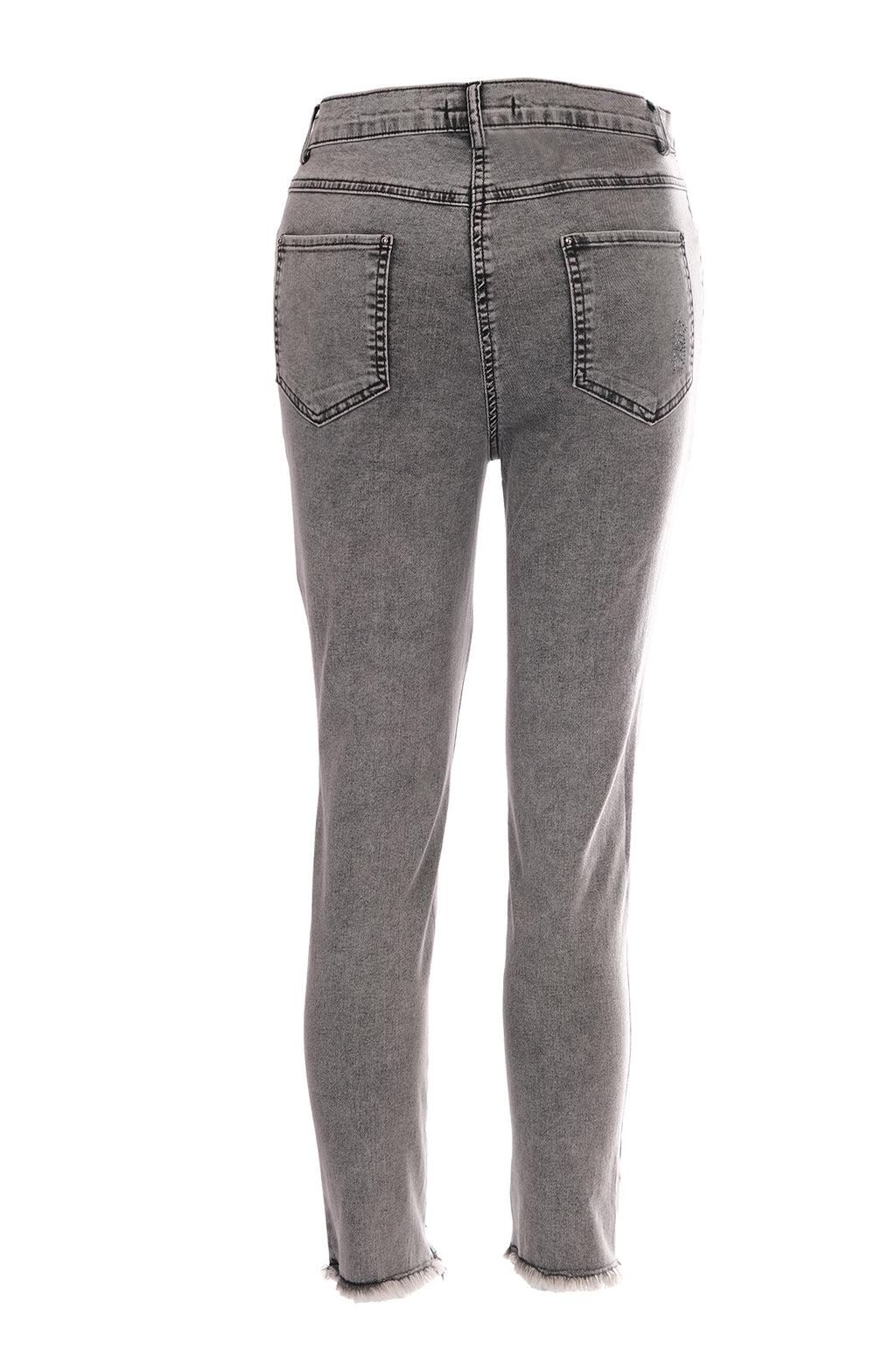 Seleste Yıldız Detaylı Midi Jean Pantolon - Minimalist Stil