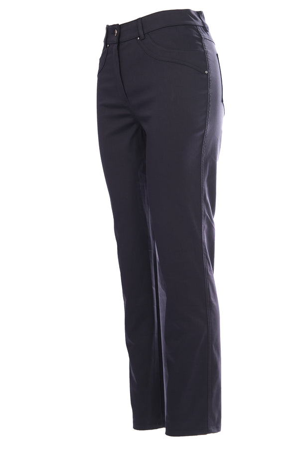 Seleste Minimalist Yüksek Bel Kadın Pantolon - Regular Fit - Günlük & Ofis