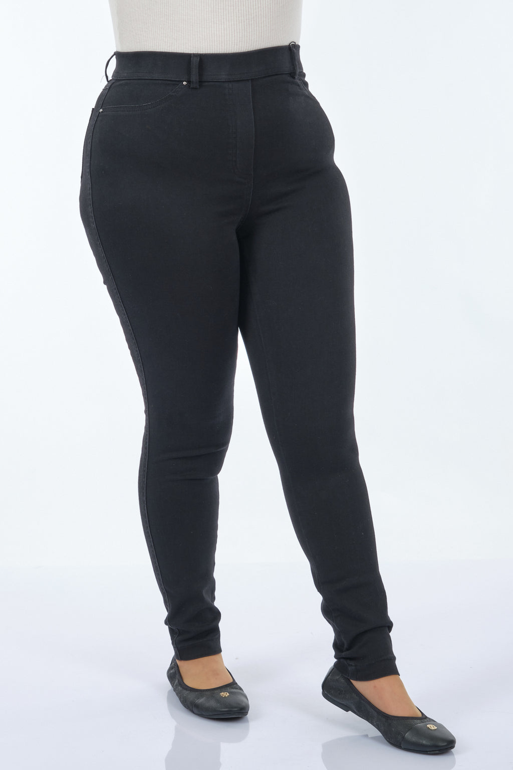 Seleste Minimalist High Waist Dar Paça Kadın Pantolon - Günlük Şıklık
