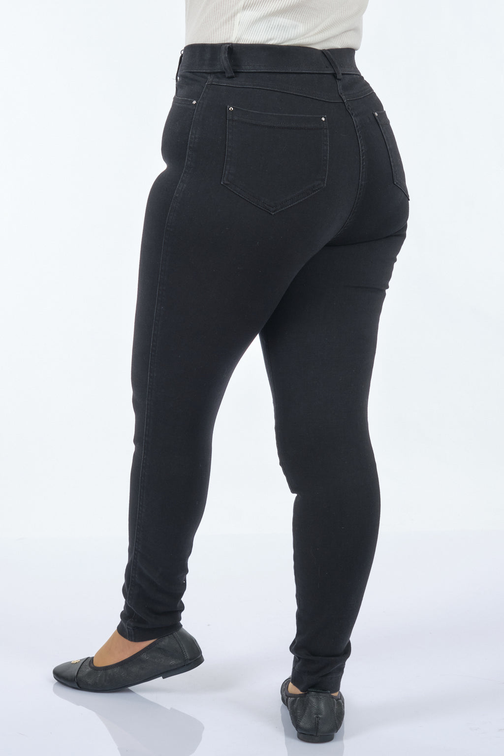 Seleste Minimalist High Waist Dar Paça Kadın Pantolon - Günlük Şıklık