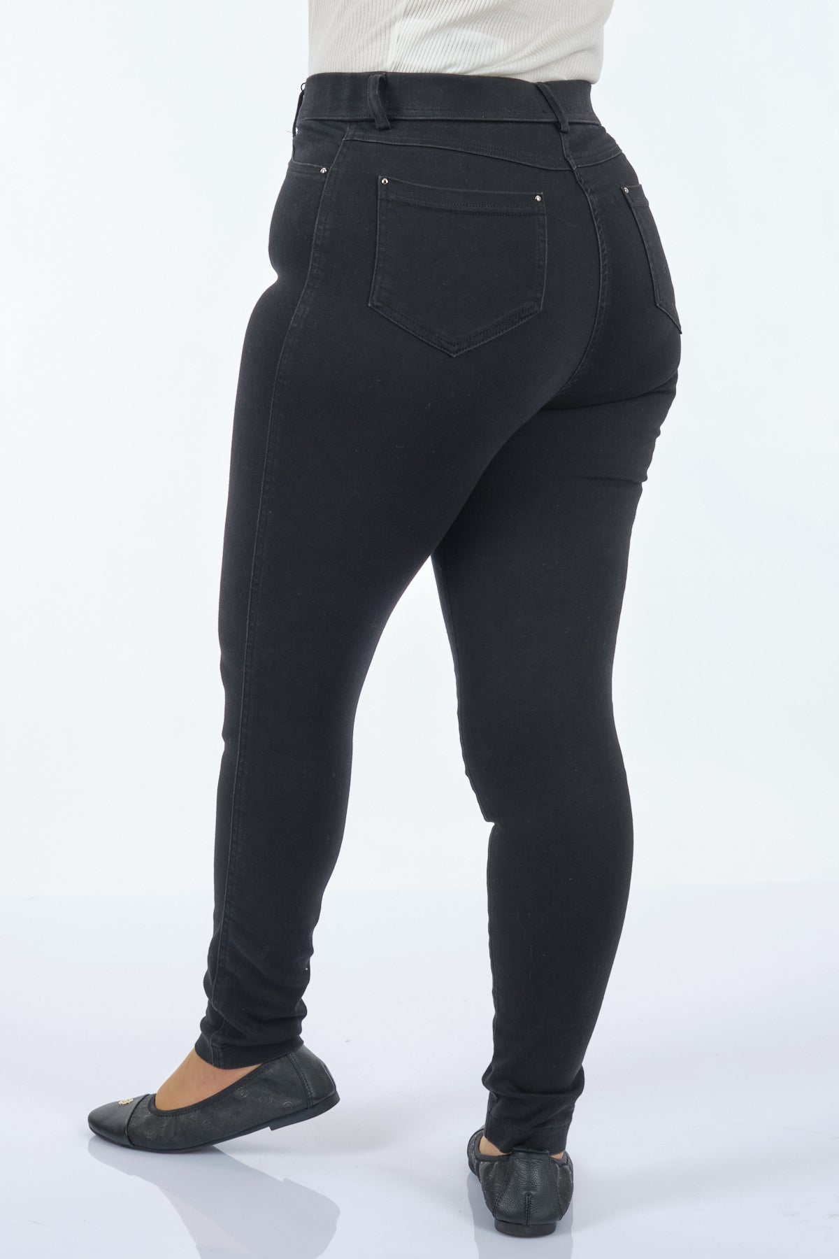 Seleste Minimalist High Waist Dar Paça Kadın Pantolon - Günlük Şıklık
