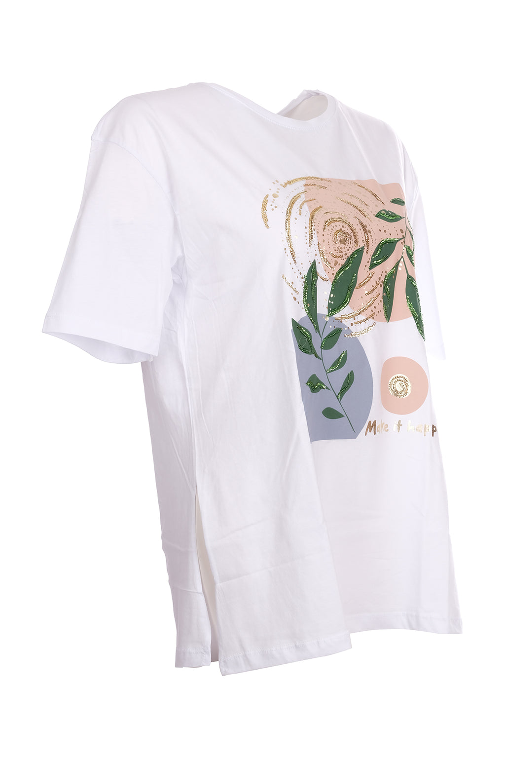 Sempre Oversize Minimalist Kadın Tunik - Kısa Kol - Günlük