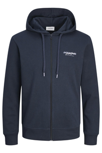 Jack&Jones Oversize Fermuarlı Kapüşonlu Erkek Sweatshirt - Minimalist Tarz