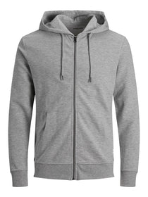 Jack&Jones Oversize Fermuarlı Kapüşonlu Erkek Sweatshirt - Günlük ve Spor