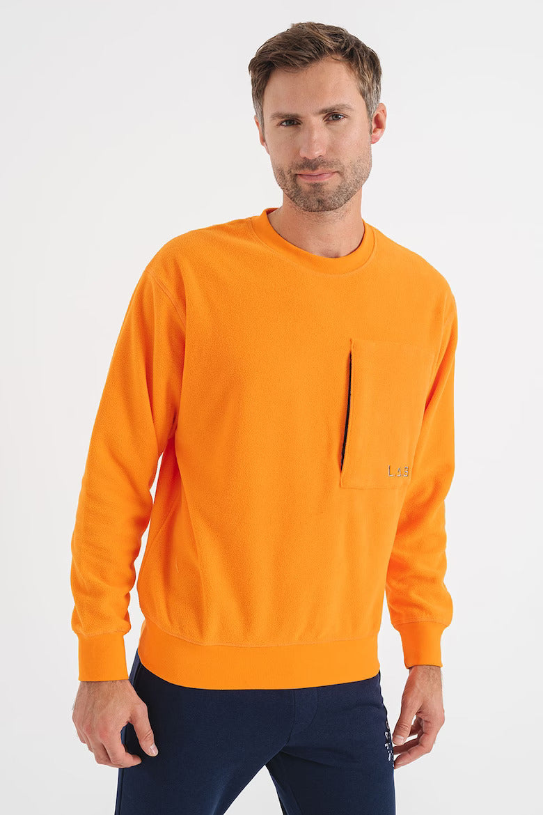 Jack&Jones Erkek Oversize Sweatshirt - Minimalist Stil - Günlük Kullanım Translation missing: tr.content.product_image_main