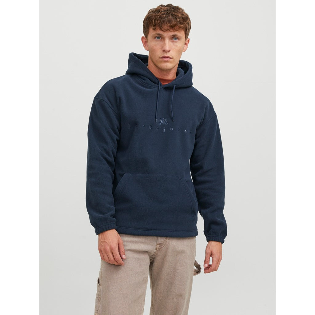 Jack&Jones Erkek Oversize Kapüşonlu Sweatshirt - Rahat ve Şık İkincil görsel