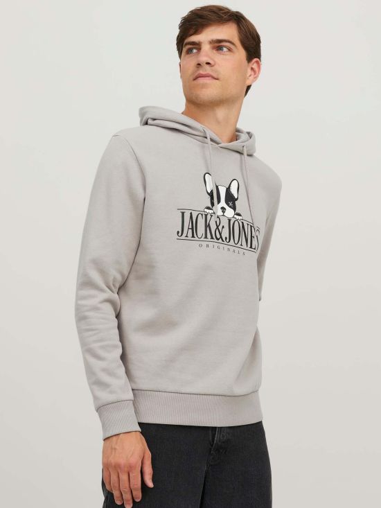Jack&Jones Erkek Kapüşonlu Sweatshirt - Oversize & Rahat