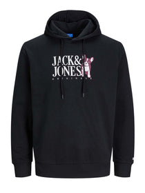 Jack&Jones Erkek Kapüşonlu Sweatshirt - Oversize & Rahat