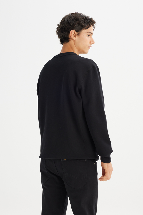 Regular Fit Normal Kesim İçi Polarlı Sweatshirt Lee