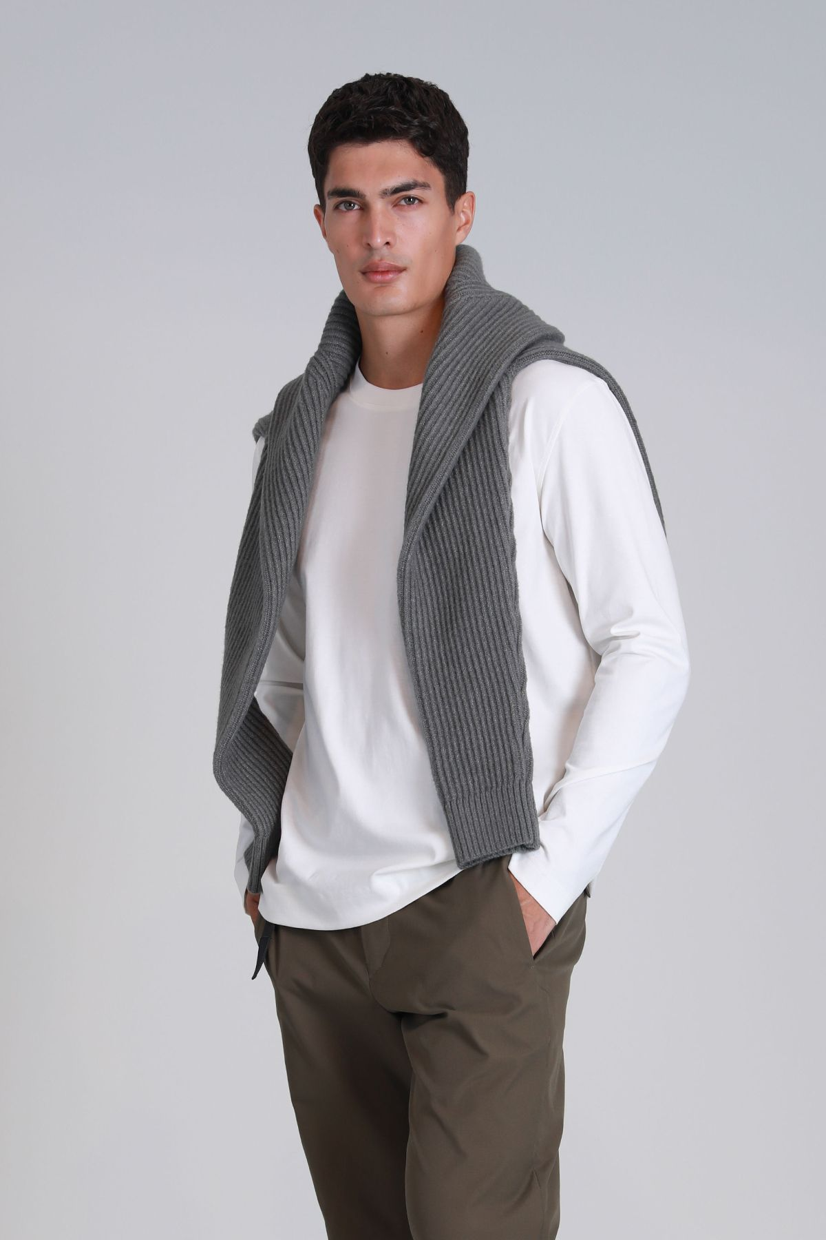 Lufian Minimalist Uzun Kol Regular Fit Erkek Sweatshirt - Günlük Şıklık Translation missing: tr.content.product_image_main