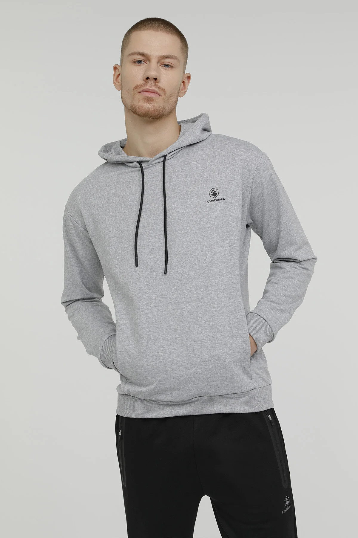 Lumberjack Oversize Kapüşonlu Sweatshirt Erkek - Rahat ve Şık Günlük Stil Translation missing: tr.content.product_image_secondary