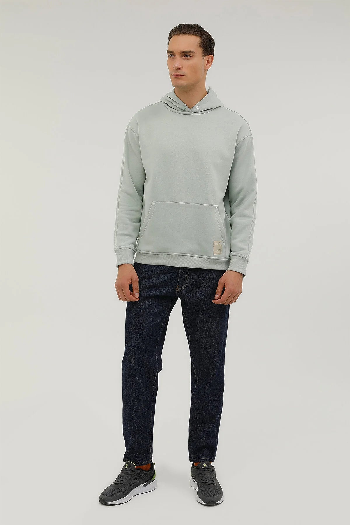 Lumberjack Erkek Oversize Kapüşonlu Sweatshirt - Rahat ve Şık