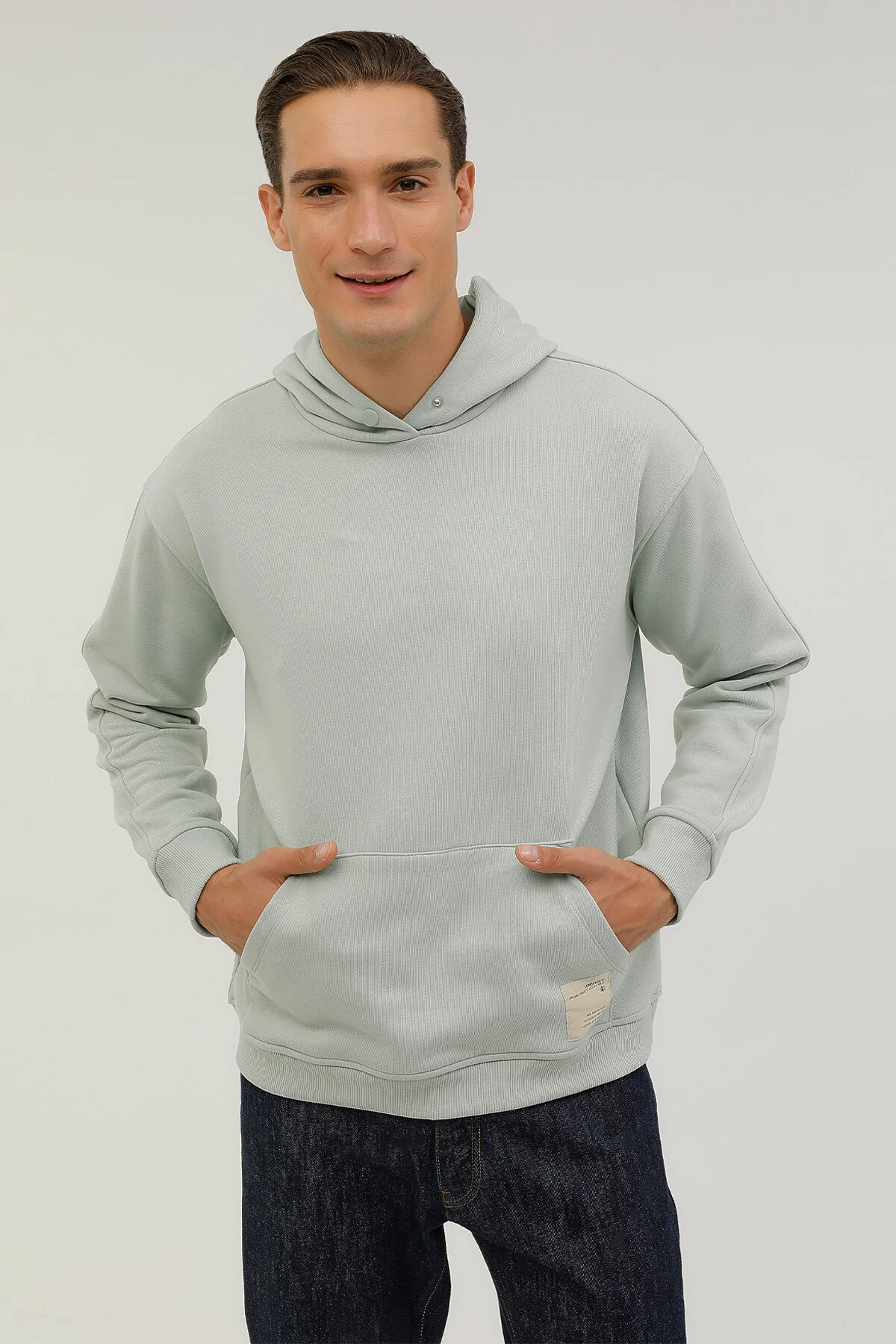 Lumberjack Erkek Oversize Kapüşonlu Sweatshirt - Rahat ve Şık Translation missing: tr.content.product_image_main