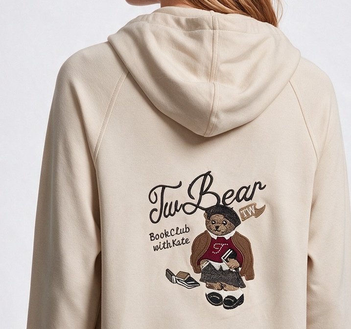 On Kadın Kapüşonlu Tam Fermuarlı Reglan Kol Cepli Sweatshirt
