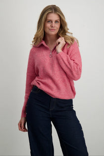 Only Oversize Yarım Fermuarlı Uzun Kol Kadın Sweatshirt - Minimalist Stil