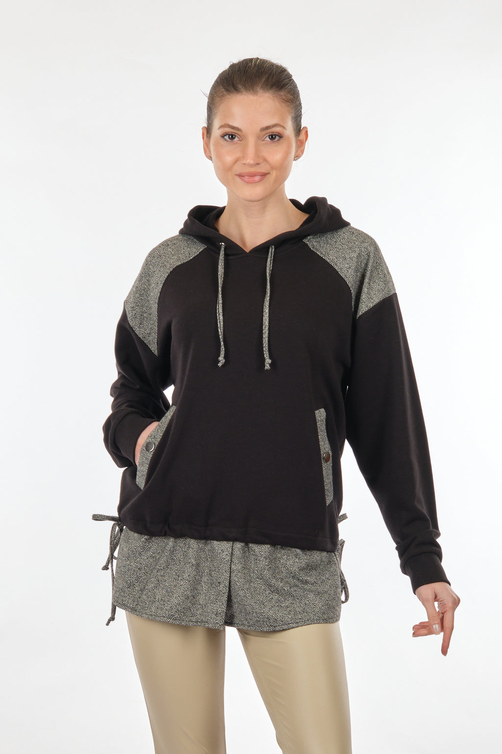 Unique Mode Oversize Kapüşonlu Kadın Sweatshirt - Rahat ve Şık