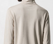 Vedi-bb Kadın Dik Yaka Yarım Fermuarlı İşlemeli Uzun Kollu Sweatshirt