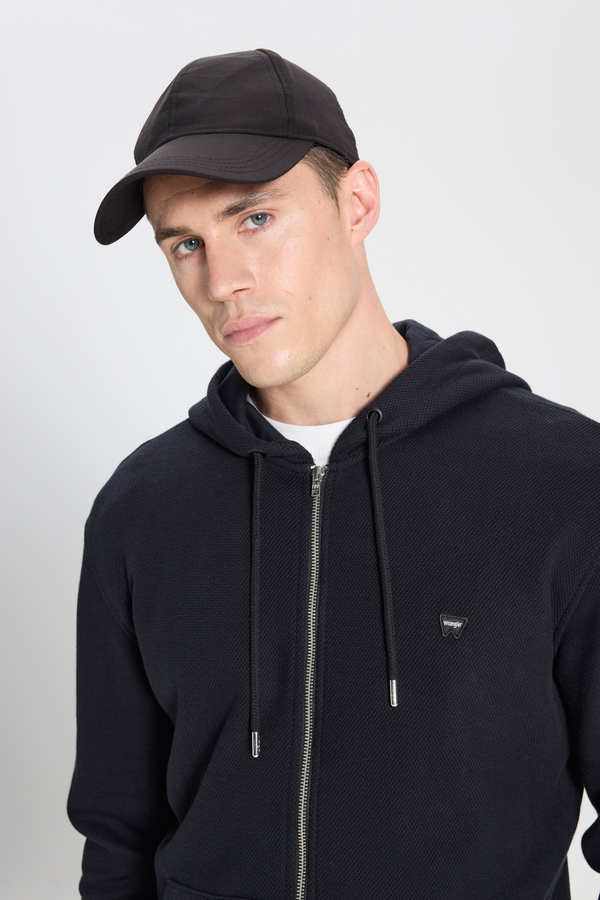 Regular Fit Normal Kesim Kapüşonlu %100 Pamuk Sweatshirt Sweatshirt Wrangler
