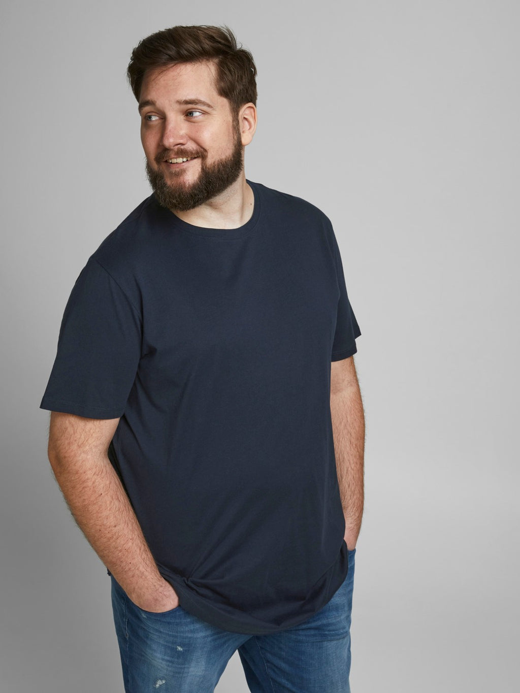 Jack&Jones Oversize Minimalist Erkek T-Shirt - Günlük Kullanım