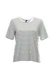 Canel Minimalist Çizgili Kadın T-Shirt - Rahat ve Şık Günlük Kullanım