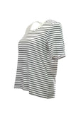 Canel Minimalist Çizgili Kadın T-Shirt - Rahat ve Şık Günlük Kullanım