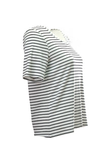 Canel Minimalist Çizgili Kadın T-Shirt - Rahat ve Şık Günlük Kullanım
