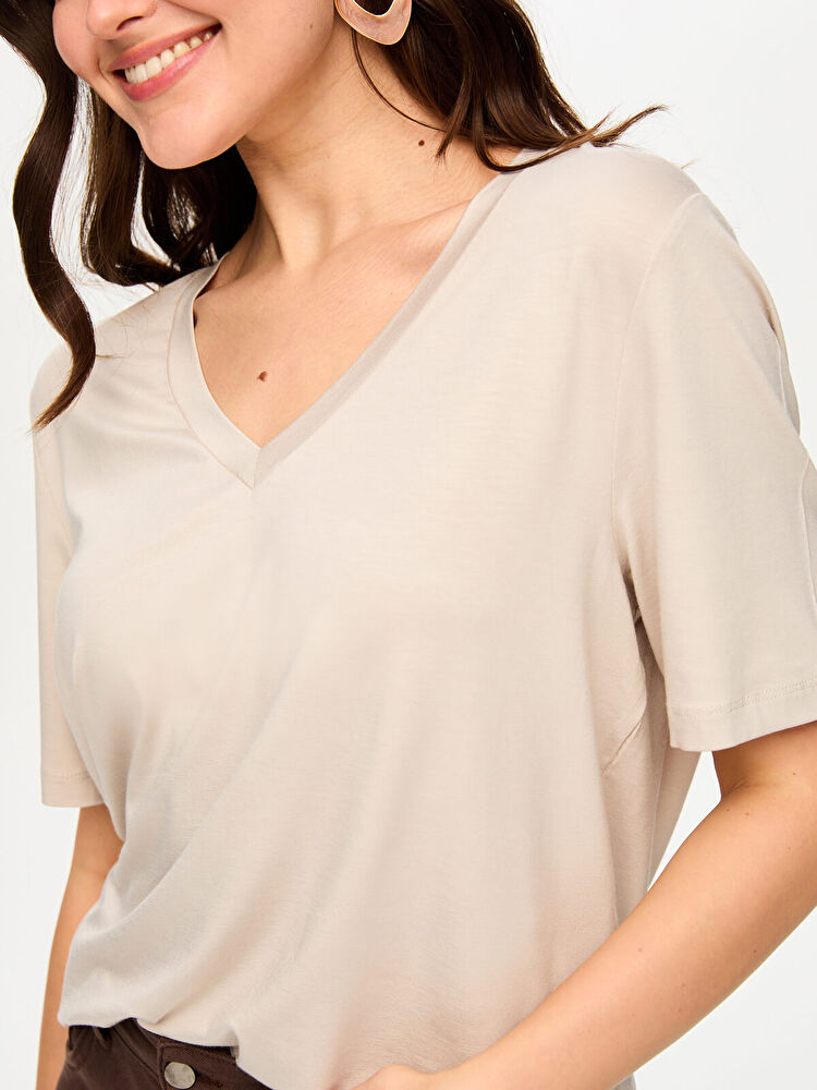 Faik Sönmez Kadın T-Shirt BS26TSH001