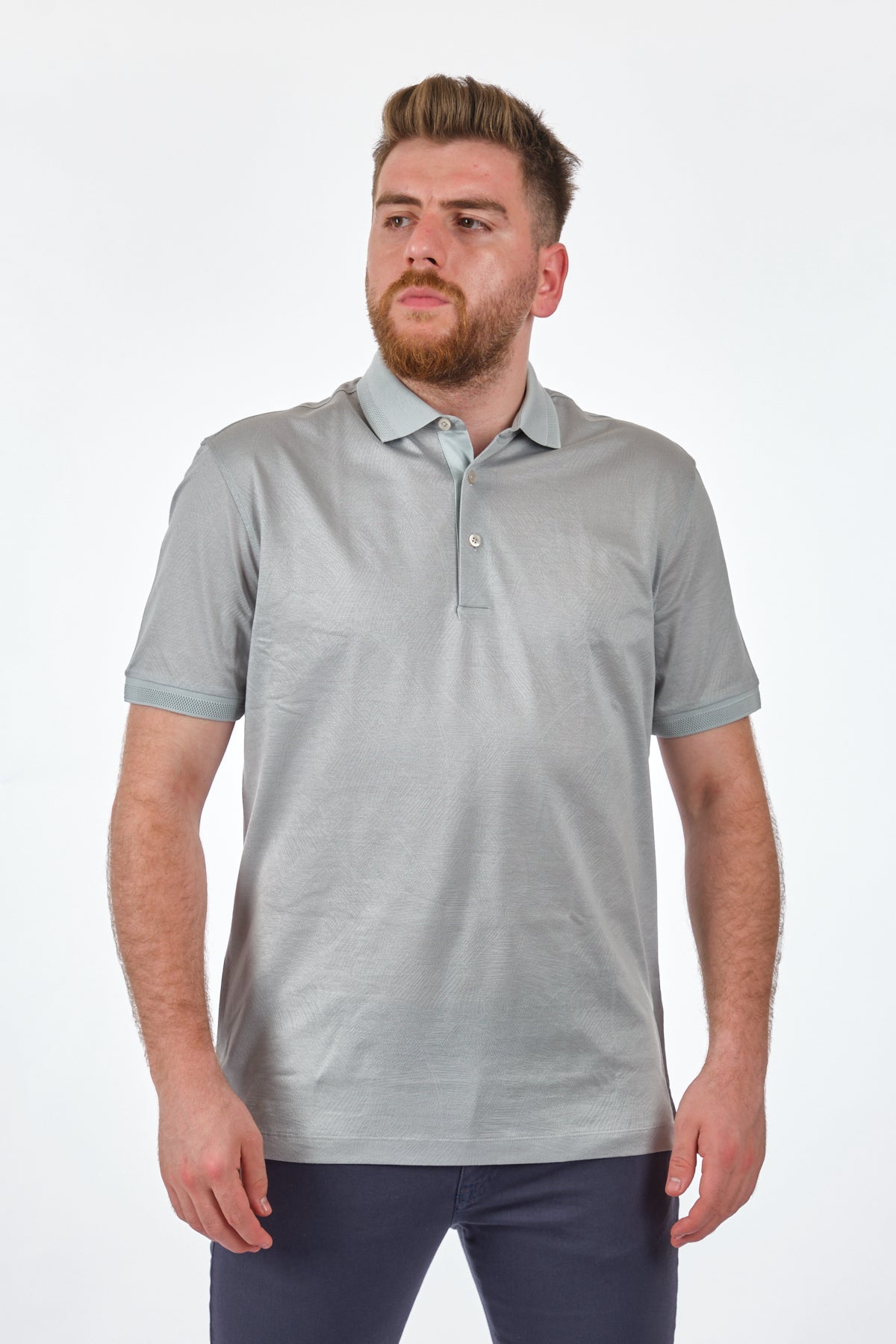 Gallus Minimalist Polo Yaka Kısa Kol Erkek Tişört - Günlük Şıklık Ana görsel