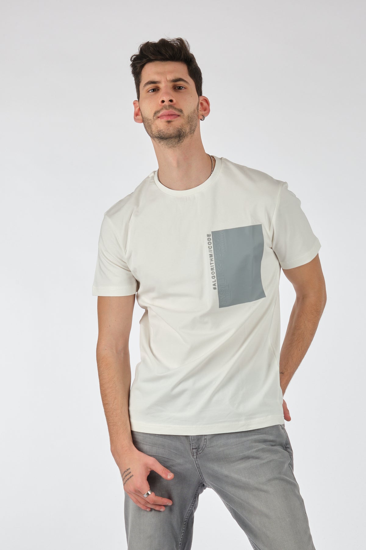 Gmg Fırenze Oversize Erkek T-Shirt - Minimalist Tasarım - Kısa Kol