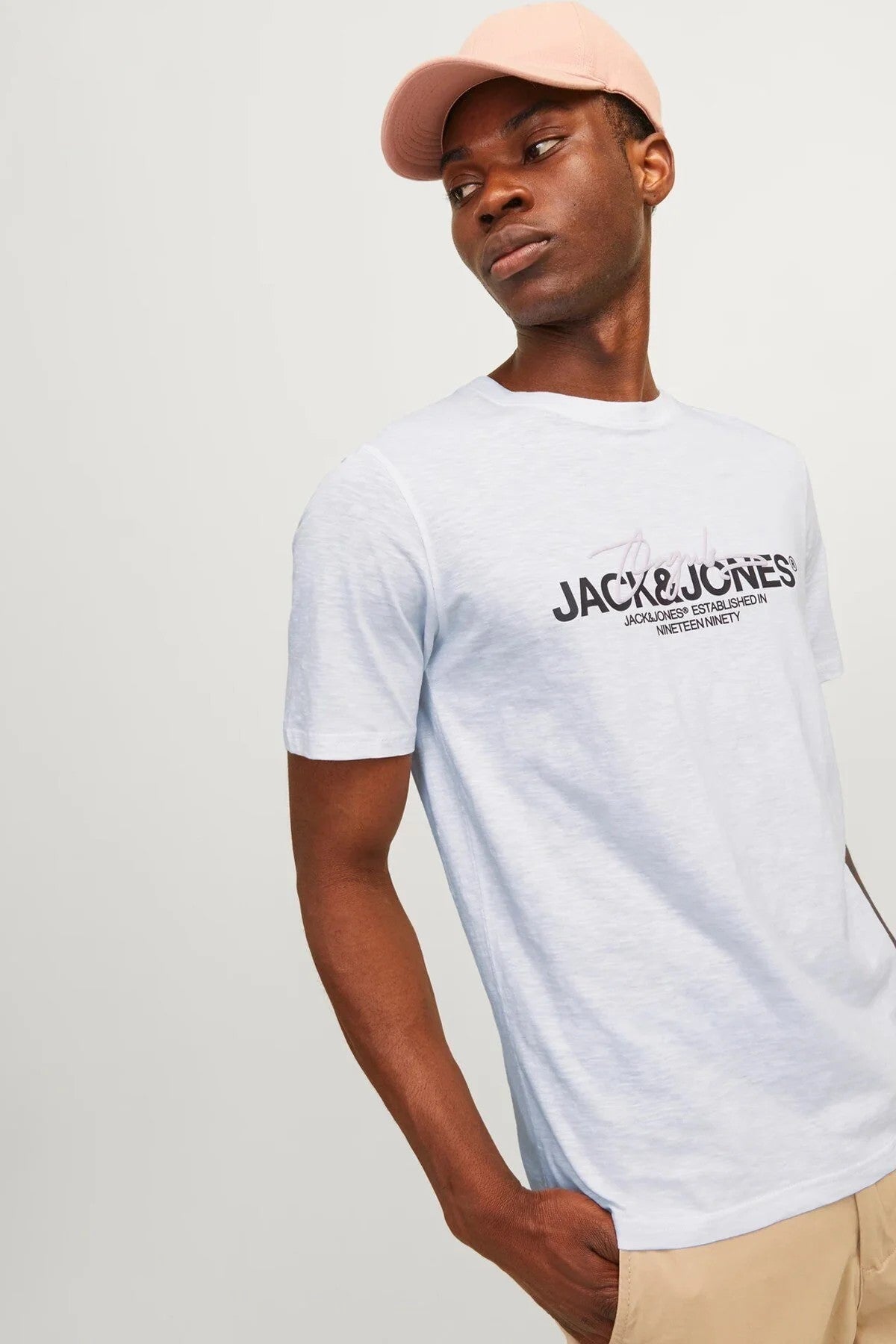 Jack&Jones Minimalist Erkek T-Shirt - Kısa Kol - Günlük