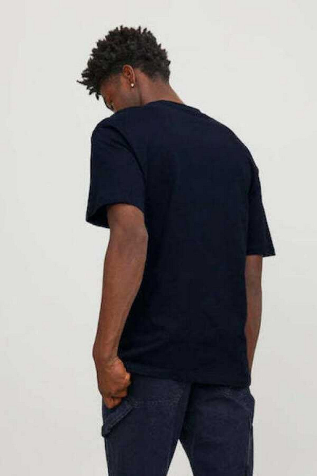 Jack&Jones Oversize Minimalist Erkek T-Shirt - Rahat Kesim Kısa Kol