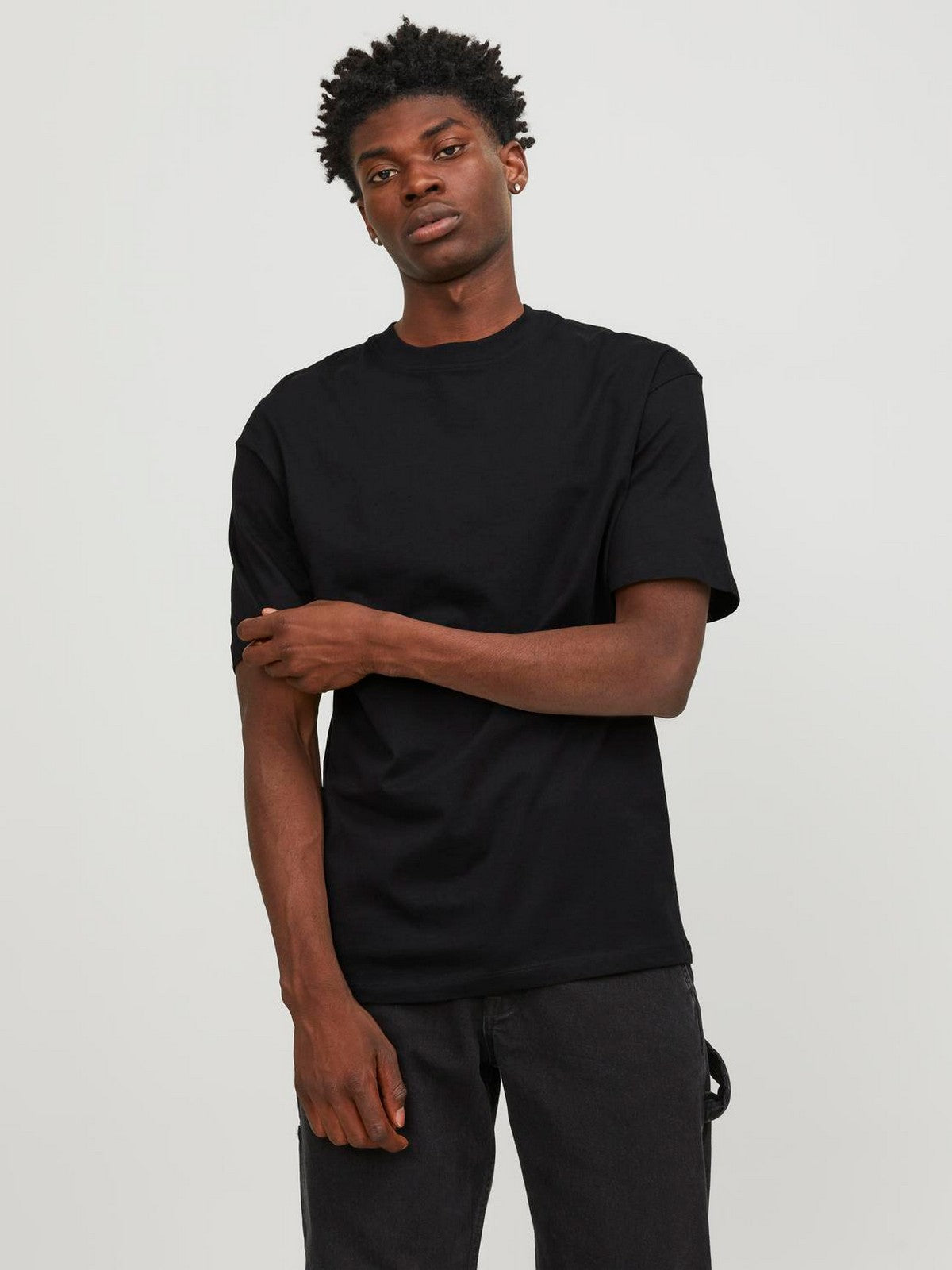 Jack&Jones Oversize Minimalist Erkek T-Shirt - Rahat Kesim Kısa Kol
