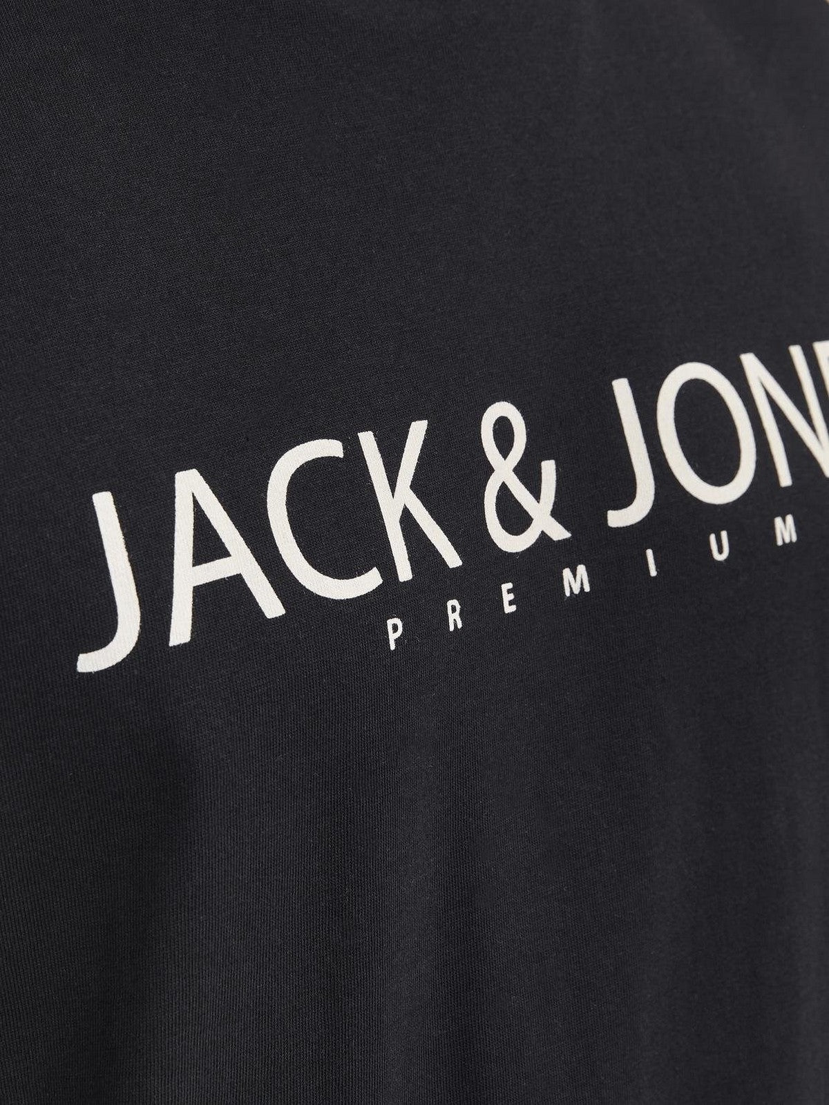 Jack&Jones Plus Oversize Minimalist Tişört - Kısa Kol Yuvarlak Yaka