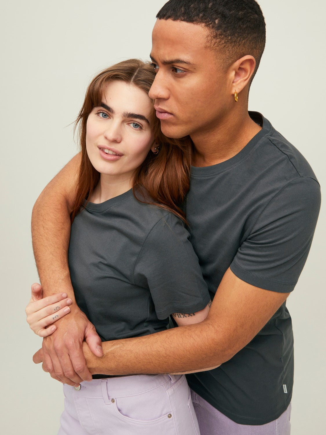 Jack&Jones Oversize Erkek T-Shirt - Minimalist Stil, Günlük Kullanım