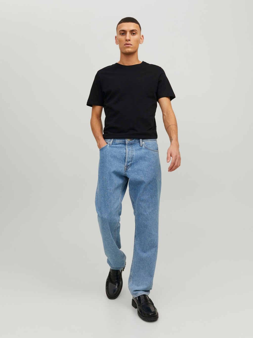 Jack&Jones Oversize Erkek T-Shirt - Minimalist Stil, Günlük Kullanım