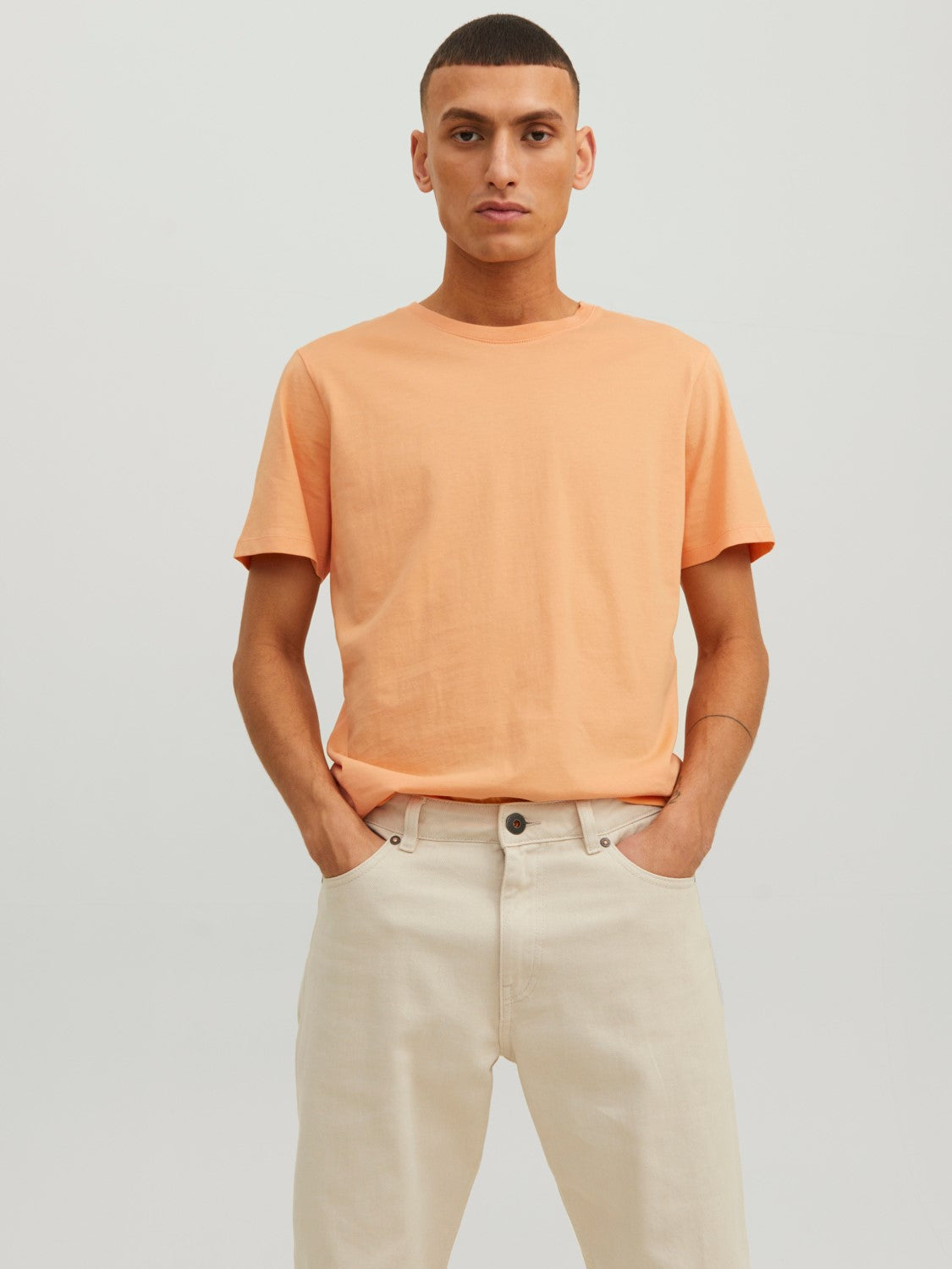 Jack&Jones Oversize Erkek T-Shirt - Minimalist Stil, Günlük Kullanım Translation missing: tr.content.product_image_main