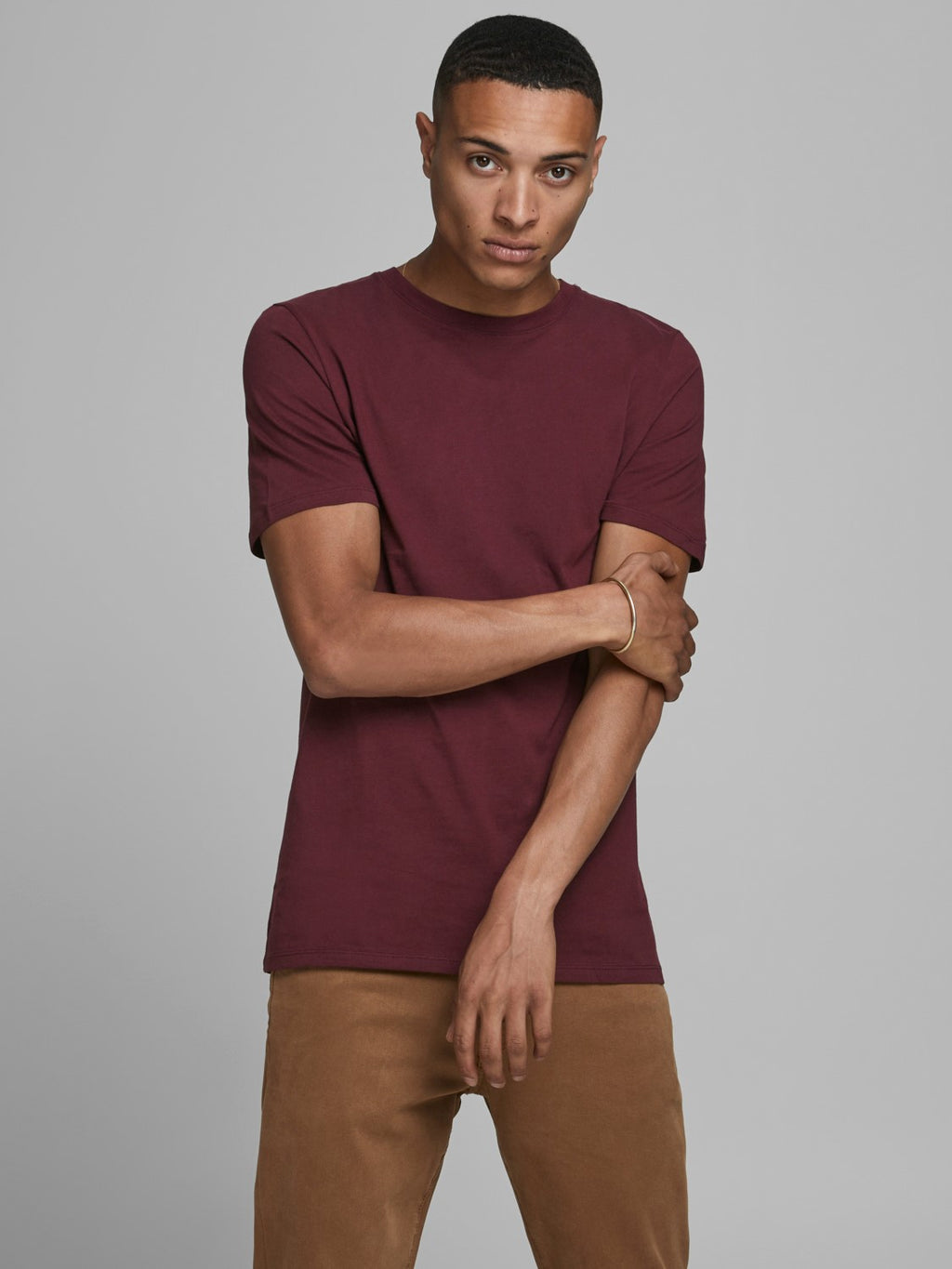 Jack&Jones Oversize Erkek T-Shirt - Minimalist Stil, Günlük Kullanım