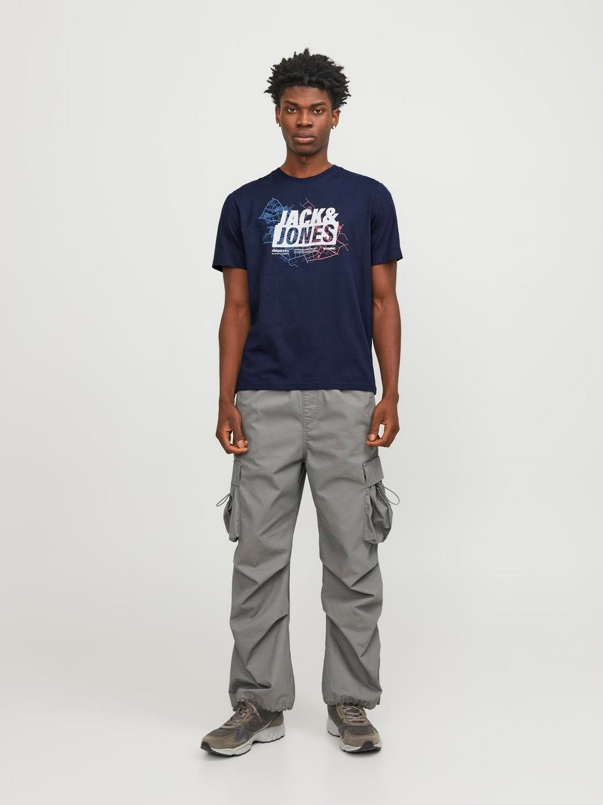 Jack&Jones Oversize Minimalist Erkek T-Shirt - Günlük Kullanım