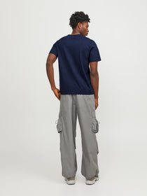 Jack&Jones Oversize Minimalist Erkek T-Shirt - Günlük Kullanım