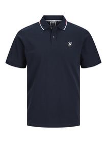 Jack&Jones Minimalist Polo Yaka Kısa Kol Erkek Tişört - Günlük Stil