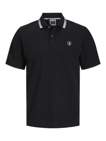 Jack&Jones Minimalist Polo Yaka Kısa Kol Erkek Tişört - Günlük Stil