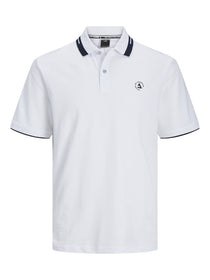 Jack&Jones Minimalist Polo Yaka Kısa Kol Erkek Tişört - Günlük Stil