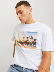 Jack&Jones Minimalist Oversize Erkek T-Shirt - Kısa Kol Yuvarlak Yaka
