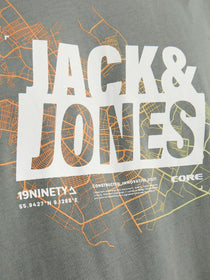 Jack&Jones Oversize Minimalist Erkek T-Shirt - Kısa Kol - Günlük Stil