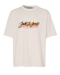 Jack&Jones Oversize Minimalist Erkek T-Shirt - Günlük Stil