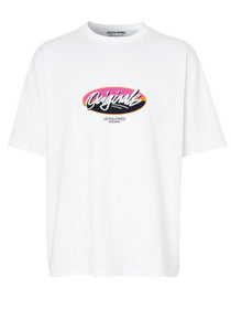 Jack&Jones Oversize Minimalist Erkek T-Shirt - Günlük Stil