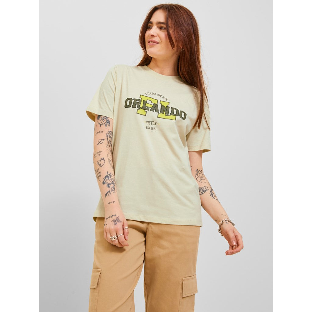 Jack&Jones JJXX Oversize Kadın T-Shirt - Kısa Kol, Minimalist, Günlük Translation missing: tr.content.product_image_secondary