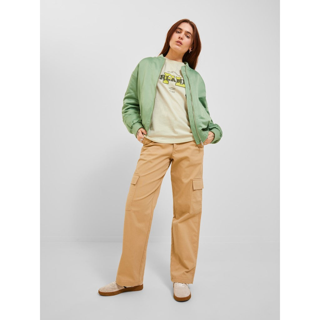 Jack&Jones JJXX Oversize Kadın T-Shirt - Kısa Kol, Minimalist, Günlük