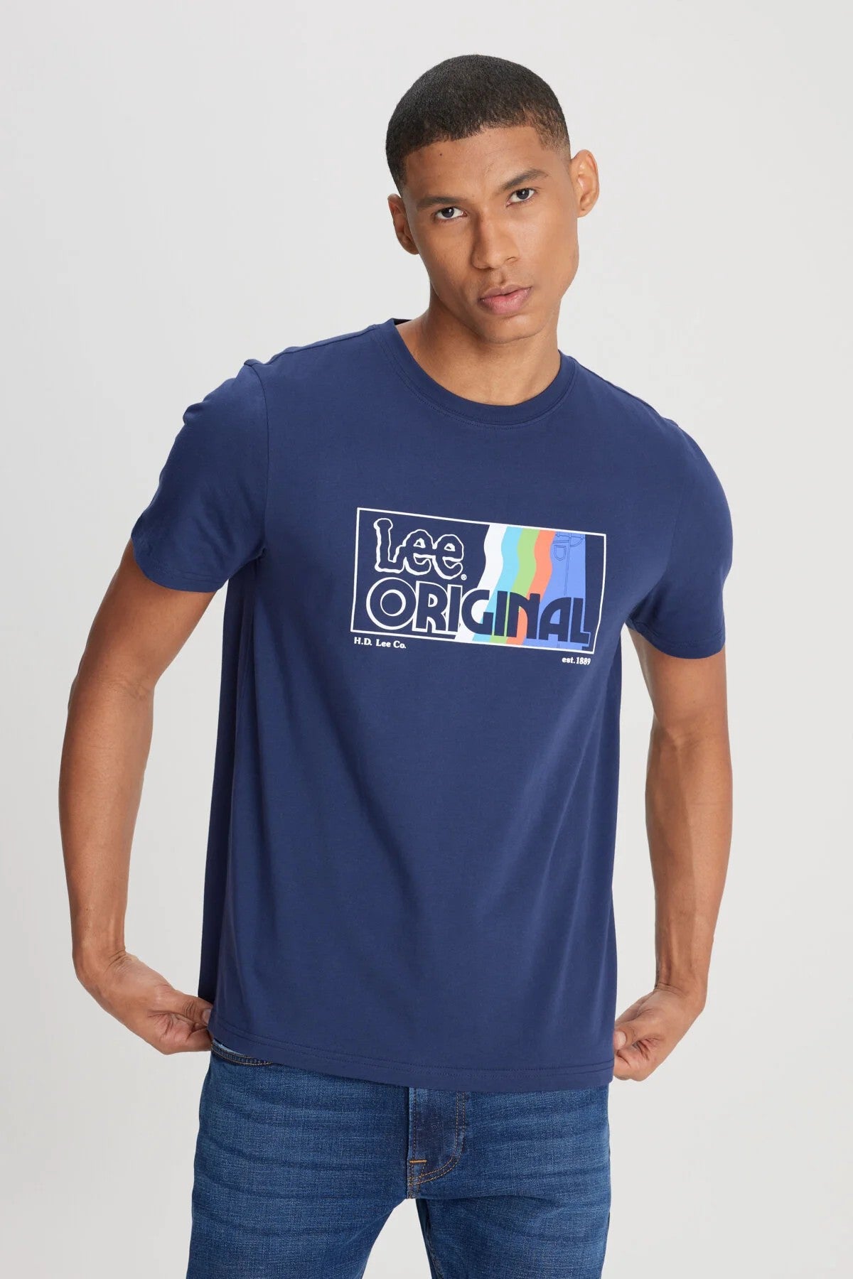 Lee Erkek T-Shirt LL07FE410 Ana görsel