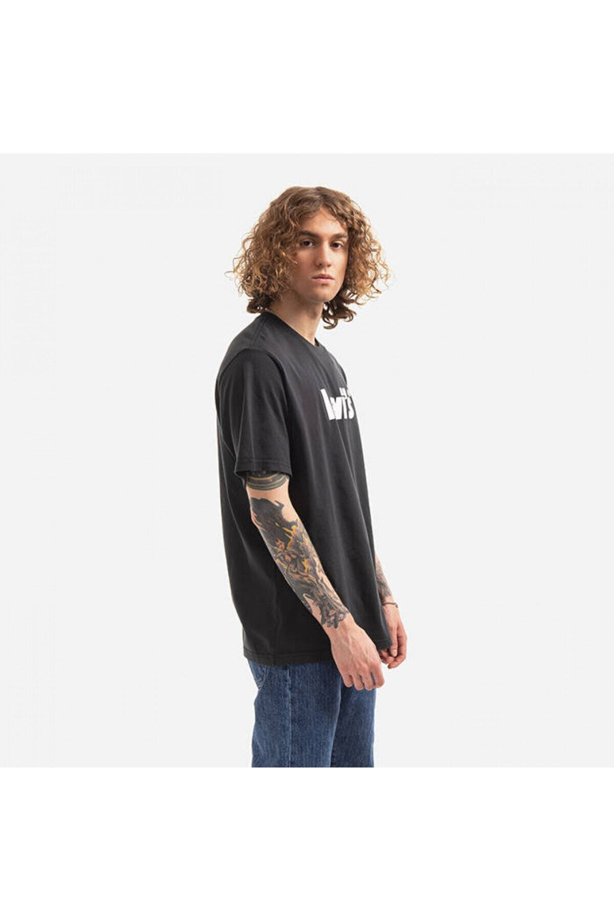 Levi's Oversize Erkek T-Shirt - Kısa Kol - Minimalist - Günlük